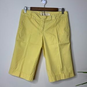 J. Crew | Yellow Chino Classic Twill 100% Cotton Bermuda Shorts 0